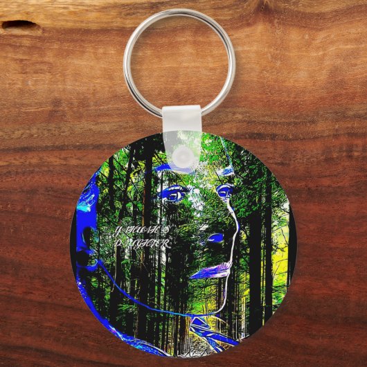 Indigo Snoep 01 Sleutelhanger (Voorkant)