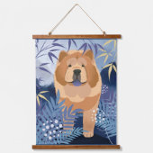 INDIGO soepele chow hangende wandtapijt Hangend Wandkleed (Voorkant)