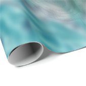 Indigo Splash druppels Cadeaupapier (Rol Hoek)