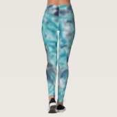Indigo Splash druppels Leggings (Achterkant)