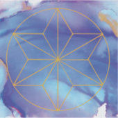 Indigo star sticker (Voorkant)