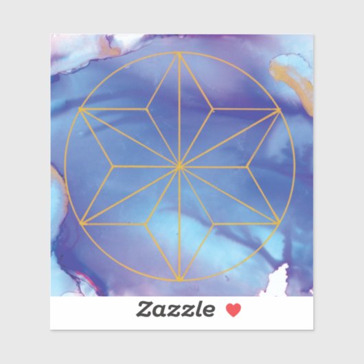 Indigo star sticker (Vel)