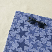 Indigo Starfish Beach Towel Strandlaken (In situ)