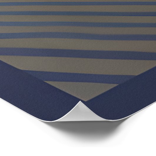 Indigo stromingen: een Abstracte stroom van textuu Poster (Hoek)