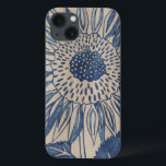 Indigo Sunflower iPhone 13 Hoesje<br><div class="desc">Floral</div>