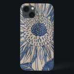 Indigo Sunflower iPhone 13 Hoesje<br><div class="desc">Floral</div>
