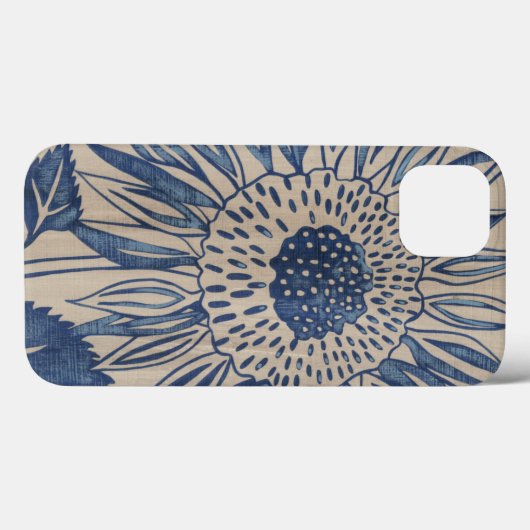Indigo Sunflower Case-Mate iPhone Case (Achterkant (horizontaal))