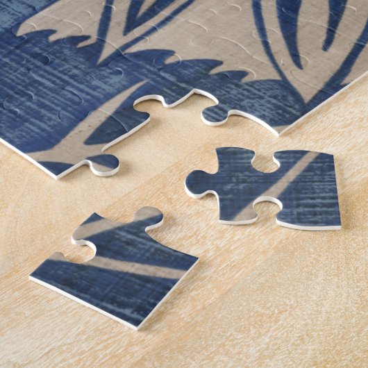 Indigo Sunflower Legpuzzel (Zijkant)