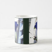 Indigo Swirl Morning Glory Koffiemok (Center)