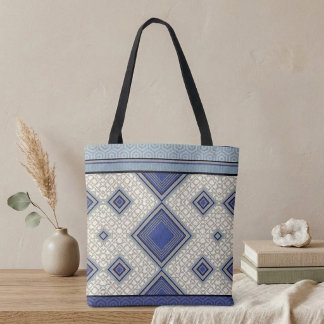 Indigo Symmetrie Tote Bag