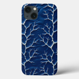 Indigo Tak Textuur iPhone Hoesje Design