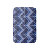 Indigo Tangram Bath Mat (Voorkant Verticaal)