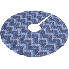Indigo Tangram Tree Skirt Kerstboom Rok
