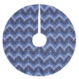 Indigo Tangram Tree Skirt Kerstboom Rok