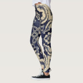 Indigo Tattoo Faux Body Art Leggings (Links)