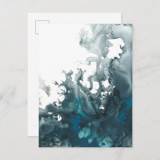 Indigo Tempest Briefkaart (Voorkant / Achterkant)