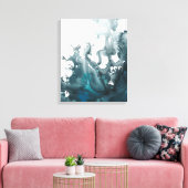 Indigo Tempest Canvas Afdruk (Insitu (Woonkamer))