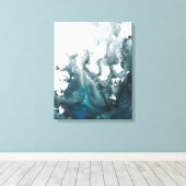 Indigo Tempest Canvas Afdruk (Insitu (Houten vloer))