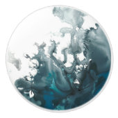 Indigo Tempest Keramische Knop (Voorkant)