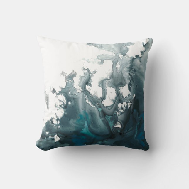 Indigo Tempest Kussen (Voorkant)