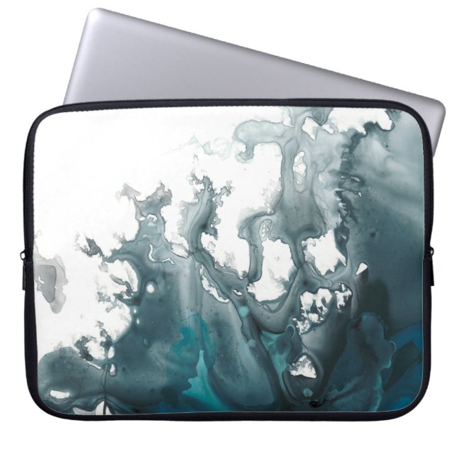 Indigo Tempest Laptop Sleeve (Voorkant)
