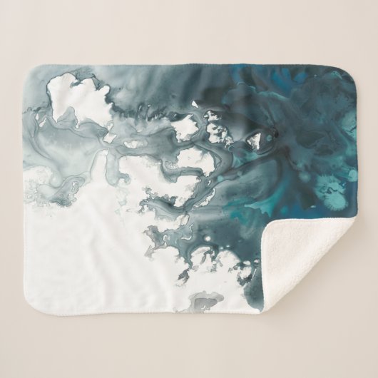 Indigo Tempest Sherpa Deken (Voorkant (horizontaal))