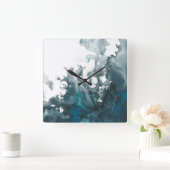 Indigo Tempest Vierkante Klok (Huis)