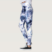 Indigo Tie Dye Print Leggings (Links)