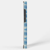 Indigo Tile & Plant Pattern Phone Case Samsung Galaxy Hoesje (Rechterkant)