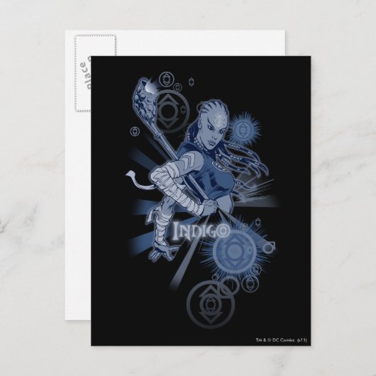 Indigo Tribe 10 Briefkaart (Voorkant / Achterkant)