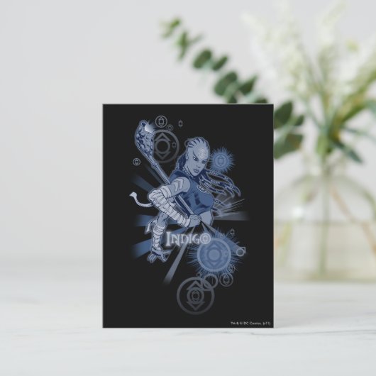 Indigo Tribe 10 Briefkaart (Staand voorkant)