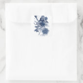 Indigo Tribe 10 Vierkante Sticker (Tas)