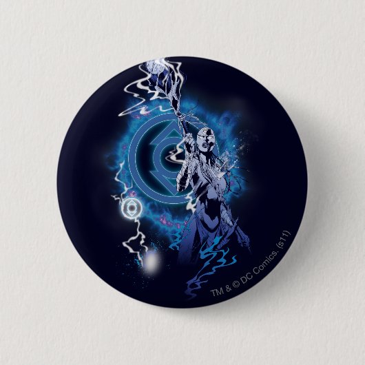 Indigo Tribe 11 Ronde Button 5,7 Cm (Voorkant)