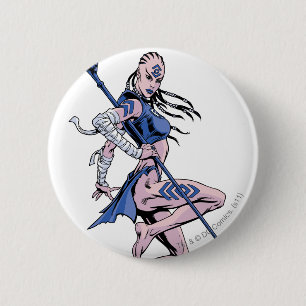 Indigo Tribe 1 Ronde Button 5,7 Cm