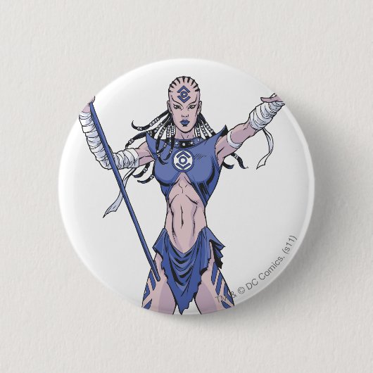 Indigo Tribe 4 Ronde Button 5,7 Cm (Voorkant)