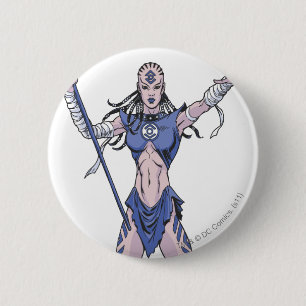 Indigo Tribe 4 Ronde Button 5,7 Cm