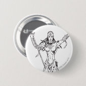 Indigo Tribe 6 Ronde Button 5,7 Cm (Voorkant /achterkant)