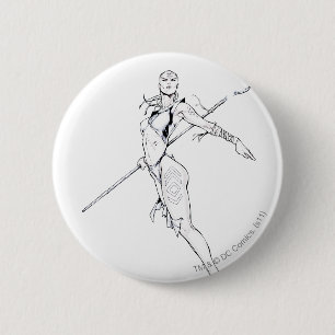 Indigo Tribe 8 Ronde Button 5,7 Cm