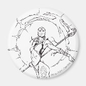 Indigo Tribe 9 Magneet (Voorkant)