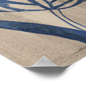 Indigo Tulip Poster (Hoek)