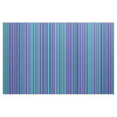 Indigo & Turquoise gekleurde strepen Stof (Yard (91,4 cm))