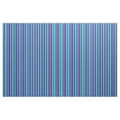 Indigo & Turquoise gekleurde strepen Stof (Fat Quarter)