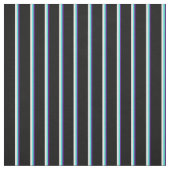 Indigo, Turquoise, Mint Cream & Black Pattern Stof (Swatch)