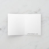 Indigo Twinkellichtjes Foto Bedankkaart (Binnen)