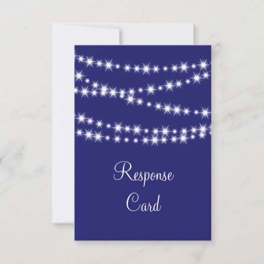 Indigo Twinkle Lights RSVP (Voorkant)