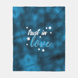 Indigo "Vertrouw op Liefde" Fleece Deken