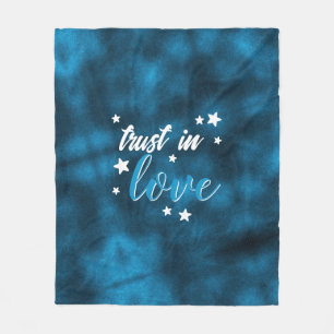Indigo "Vertrouw op Liefde" Fleece Deken