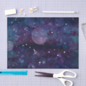 Indigo Violet  Sparkle Lights Harten en sterren Tissuepapier (Craft)