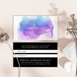 Indigo Waterverf Blot | Verwijzing