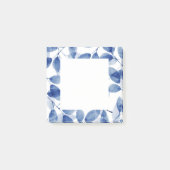 Indigo Waterverf Leaves Post-it® Notes (Voorkant)